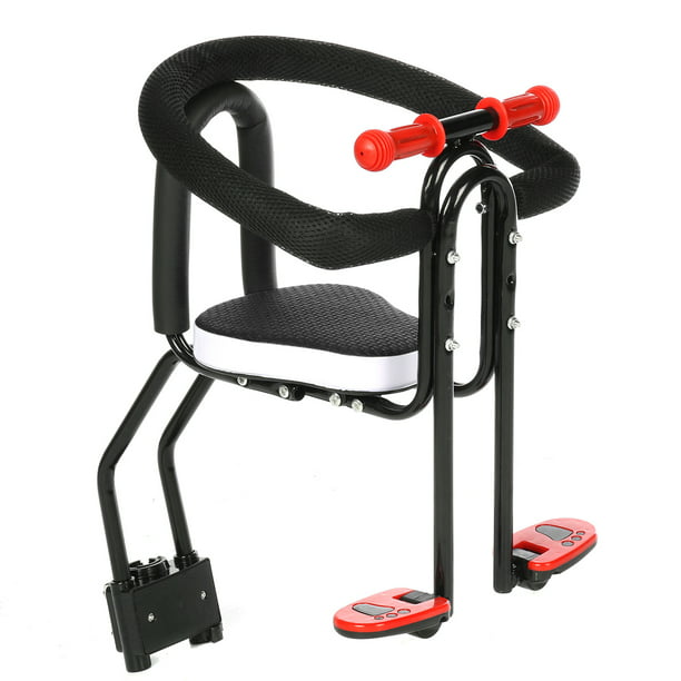 Safety Bicycle Kids Child Front Baby Seat Bike Carrier with Handrail & Pedal New 